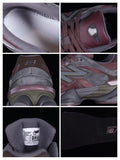 New Balance 9060 BCG Sneakers in Burgundy and Grey