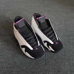 Jordan 14 Women's White Pink High-Top Sneakers
