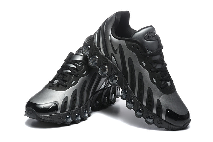 Nike Air Max Black and Silver Sneakers
