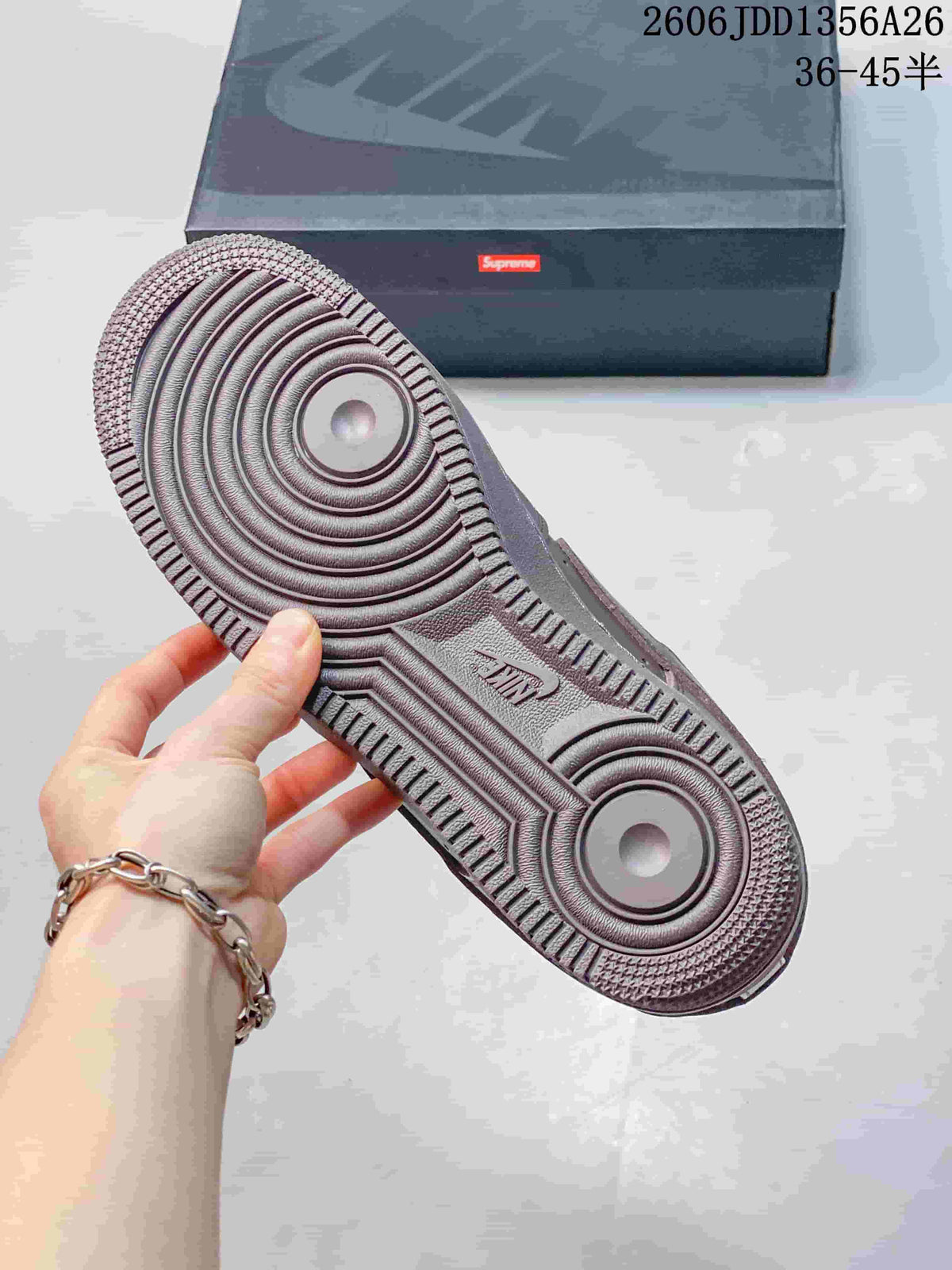 Close-up of the circular traction pattern on the brown sneaker outsole