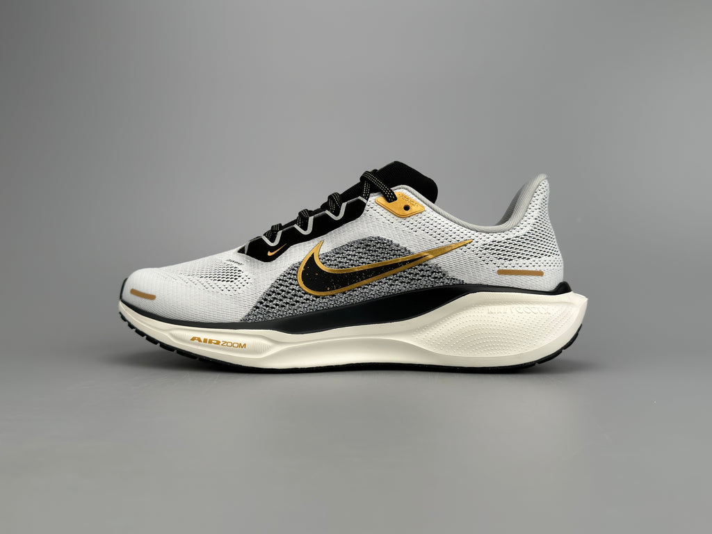 Nike Air Zoom Pegasus 41 White Black Metallic Gold HQ3220-100