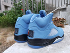 Jordan 5 University Blue High-Top Sneakers