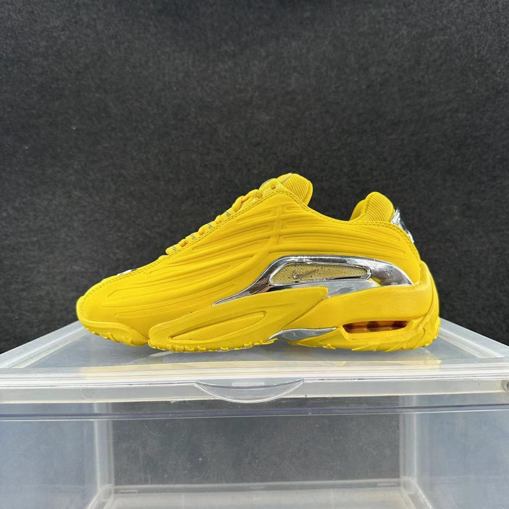 Yellow low-top sneaker shown from the opposite side
