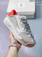 Angled side view of a Y-3 Rivalry sneaker with a sculpted sole