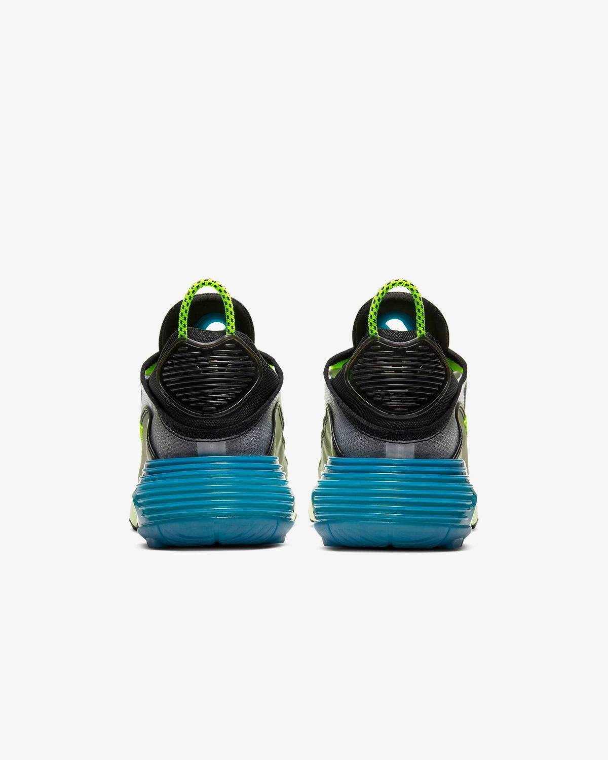 Nike Air Max 2090 Sneakers, Black, Volt and Blue, BV9977-101