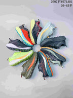 Several ASICS GEL-TRABUCO 13 trail shoes shown in different colors
