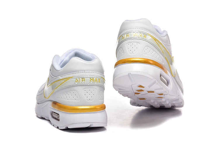 Nike Air Max Sneakers White and Gold