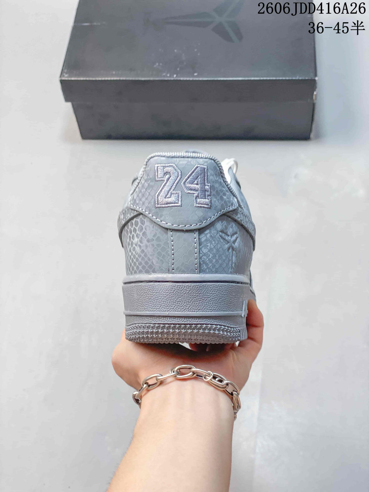 Rear view showing the heel tab with the number 24