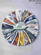 Group image showing the adidas SL 72 design in many color combinations.