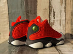 Jordan 13 White, Gray & Red Men's Sneakers