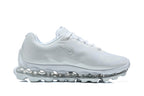 Nike Air Max White Sneakers with Visible Air Cushioning