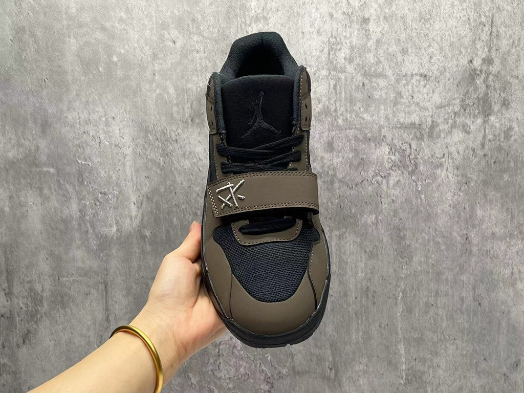 Nike Air Jordan 1 Low Travis Scott Black Brown Sneakers