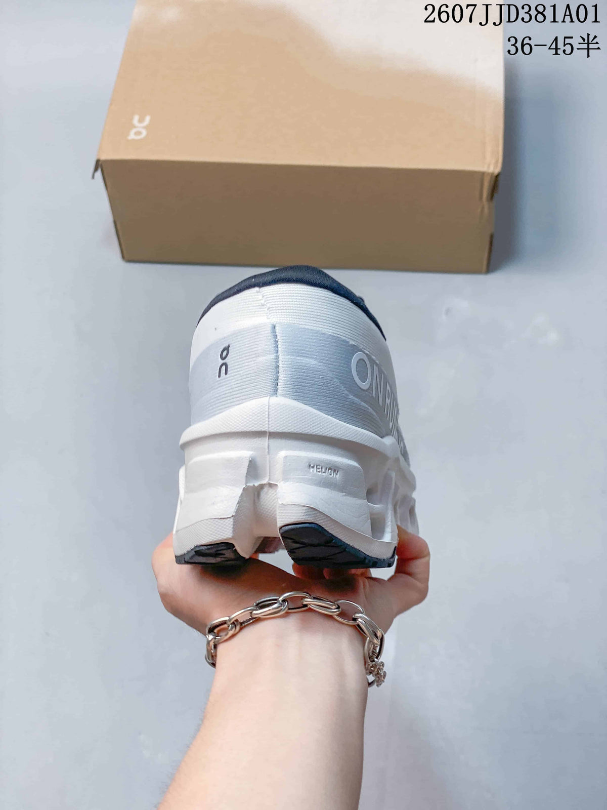 Rear view of the shoe showing the heel and sculpted sole