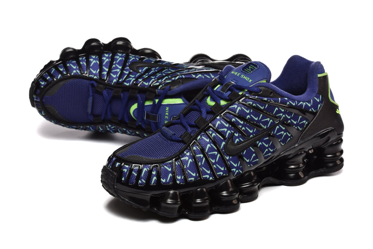 Nike Shox TL Sneakers Blue Green Black