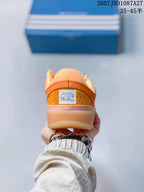 Rear view showing the padded heel, textured heel panel and product label.