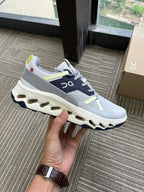 On Running AP-6 Sneakers Gray and Yellow
