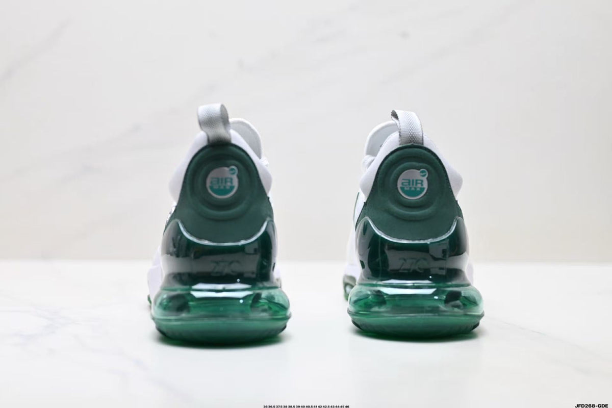 Nike Air Max 270 White and Green Sneakers IO9884-109