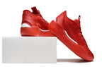 Red Jordan Luka 39 shoes shown beside a shoebox