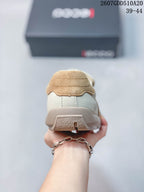 Rear view showing the padded heel collar and layered outsole design.