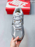 Top view showing the mesh-style toe panel, laces, tongue, and padded collar.