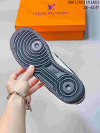 Close-up of the dark outsole with circular tread details