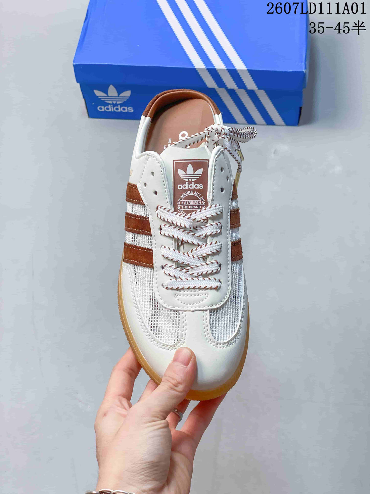 Top view showing the lace-up front and white mesh panels