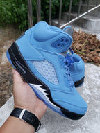 Jordan 5 University Blue High-Top Sneakers
