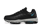 Nike Air Max Black and Blue Sneakers