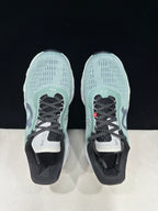 Top-down view showing the perforated uppers and lace details.
