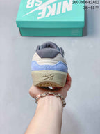 Rear view showing the heel panels and Nike SB branding