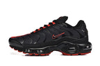 Nike Air Max Plus Sneakers in Black and Red