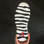 Jordan 10 High Sneakers in Grey and Black Speckle