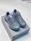 Pair of dark gray KAILAS VENTO low-top outdoor shoes displayed on a box; size range 36–46 and code 2607GDD181A21 are visible.