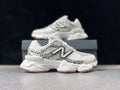 New Balance 9060 XUR White Leopard Print Sneakers
