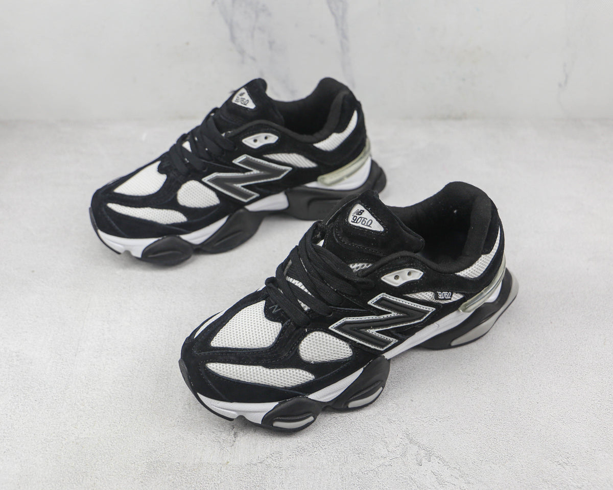 New Balance 9060 Black and White Sneakers