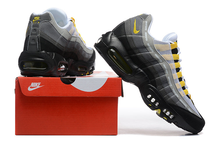 Nike Air Max 95 Sneakers in Grey, Black and Yellow
