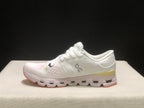 Lateral profile of one On Cloud X4 shoe showing the low-top shape and layered sole.