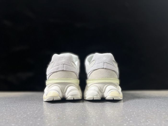 New Balance U9060ERB Sneakers in White and Pale Yellow