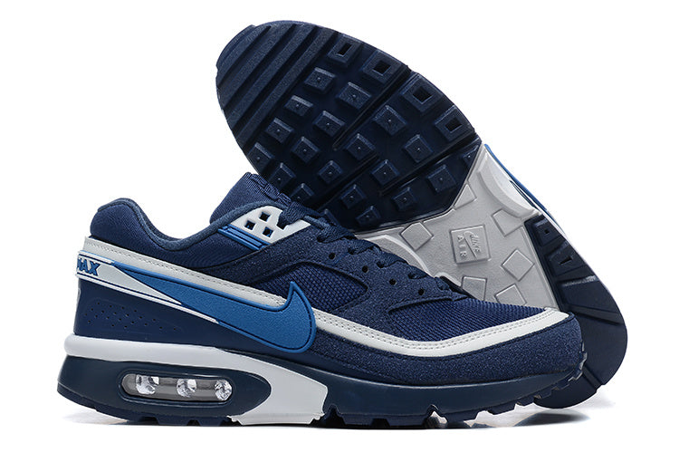 Nike Air Max Sneakers, Navy Blue and White
