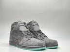 Air Jordan 1 High Cool Grey Patterned Sneakers