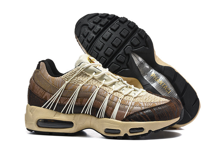 Nike Air Max 95 Big Bubble Brown and Beige Sneakers