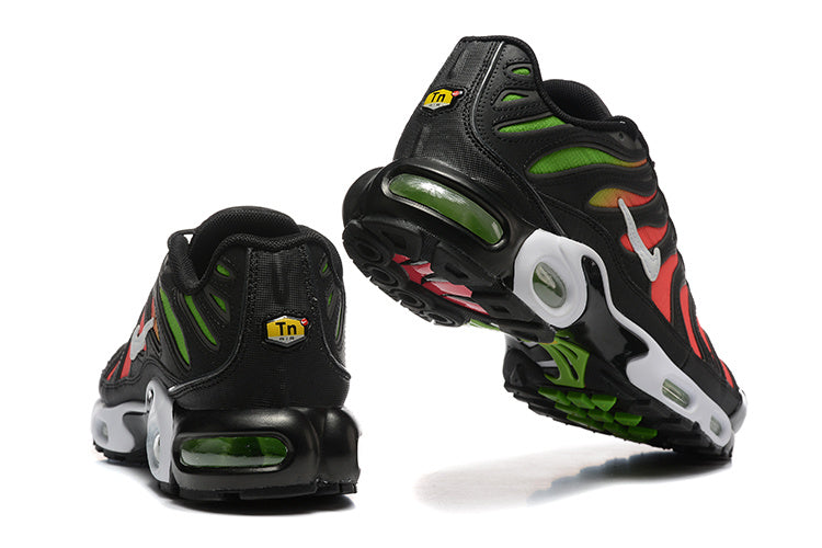 Nike Air Max Plus Sneakers Black, Coral and Green