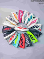 Group photo showing multiple Y-3 Adios Pro 4 colorways arranged together; image text shows JDD242A22 and sizes 36–45.