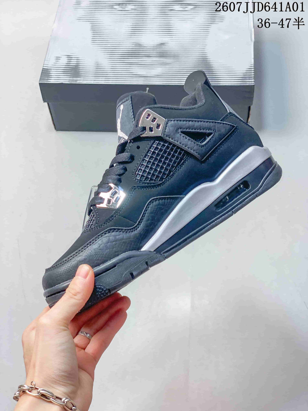 Side view showing mesh panels, lace wings, and silver-toned midsole detail
