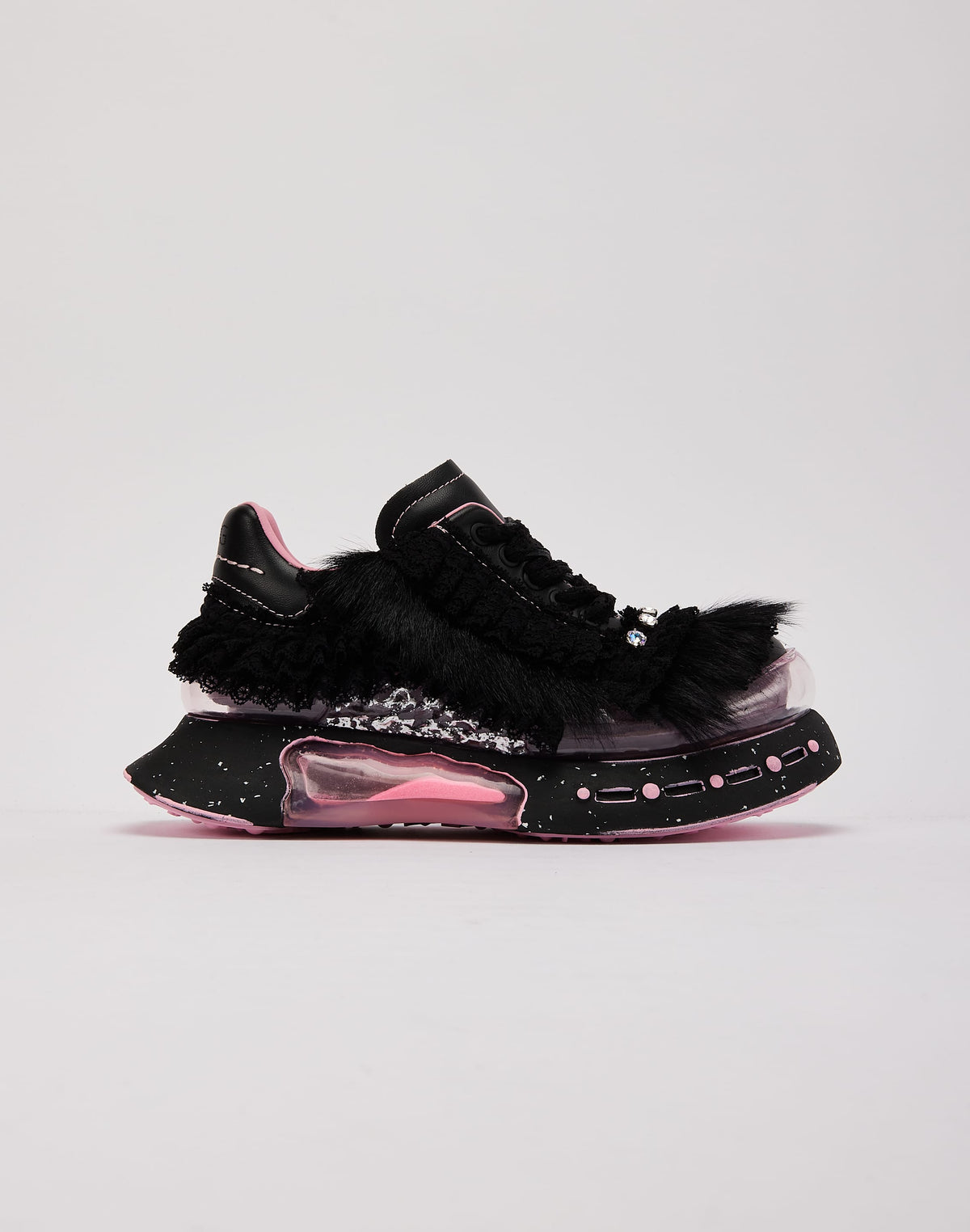 OOG Pony Hair Platform Sneaker